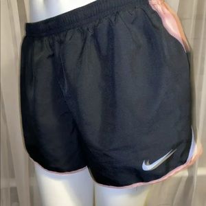 Women’s Large Nike Dri-Fit Black Pink Shorts